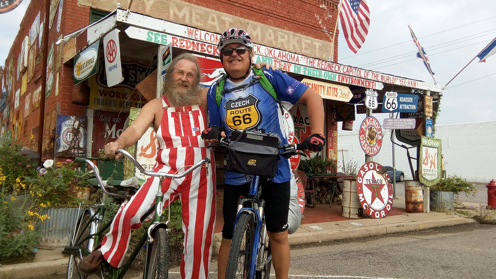 S Harleyem Russellem na kole do Texasu!