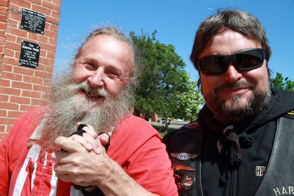 Harley, koně, steaky, Texas!