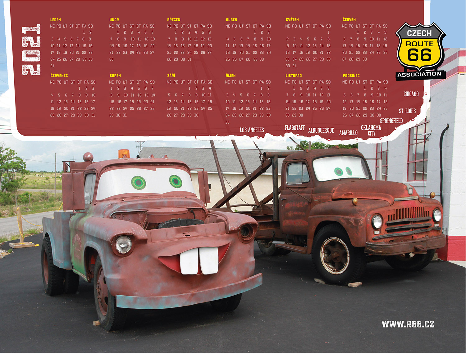 PLECHOVÝ KALENDÁŘ PRO ROK 2021!!!